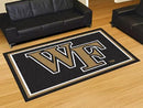5x8 Area Rugs NCAA Wake Forest 5'x8' Plush Rug