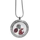 NCAA - Washington St. Cougars Locket Necklace-Jewelry & Accessories,Necklaces,Locket Necklaces,College Locket Necklaces-JadeMoghul Inc.