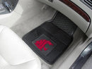 Car Floor Mats NCAA Washington State 2-pc Vinyl Front Car Mats 17"x27"