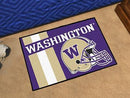 Indoor Outdoor Rugs NCAA Washington Uniform Starter Rug 19"x30"