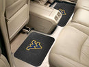 Rubber Car Floor Mats NCAA West Virginia 2-pc Utility Car Mat 14"x17"