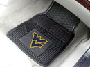 Car Mats NCAA West Virginia 2-pc Vinyl Front Car Mats 17"x27"
