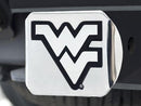 Tow Hitch Covers NCAA West Virginia Chrome Hitch Cover 4 1/2"x3 3/8"