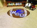Cheap Rugs For Sale NCAA Western Carolina Football Ball Rug 20.5"x32.5"