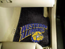Weather Car Mats NCAA Western Illinois 2-pc Carpeted Front Car Mats 17"x27"