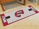 Hallway Runner Rug NCAA Western Kentucky Basketball Court Runner Mat 30"x72"