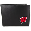 NCAA - Wisconsin Badgers Bi-fold Wallet-Wallets & Checkbook Covers,Bi-fold Wallets,Printed Bi-fold WalletCollege Printed Bi-fold Wallet-JadeMoghul Inc.