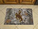 Outdoor Welcome Mats NCAA Wyoming Scraper Mat 19"x30" Camo