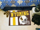Outdoor Rug NCAA Wyoming Uniform Starter Rug 19"x30"