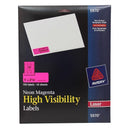 NEON MAGENTA LABELS 750CT 1X2-5/8IN-Supplies-JadeMoghul Inc.