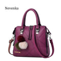 Nevenka Women Bag Network Casual Tote Evening Bags Brand Fashion Handbag Female Pu Leather Handbags Lady Bag Top-Handle Bags Sac-purple-JadeMoghul Inc.