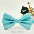 New 2016 fashion bow tie pocket married bow ties male bow candy color butterfly ties for men women mens bowties-Lake blue-JadeMoghul Inc.