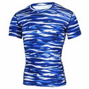 New 2017 Base Layer Camouflage T Shirt Fitness Tights Quick Dry Camo T Shirts Tops & Tees Crossfit Compression Shirt-TD43-Asian S-JadeMoghul Inc.