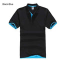 New 2017 Men's Brand Polo Shirt For Men Designer Polos Men Cotton Short Sleeve shirt Brands jerseys golftennis Free Shipping-black Blue-XS-JadeMoghul Inc.