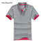 New 2017 Men's Brand Polo Shirt For Men Designer Polos Men Cotton Short Sleeve shirt Brands jerseys golftennis Free Shipping-gray Rose red-XS-JadeMoghul Inc.