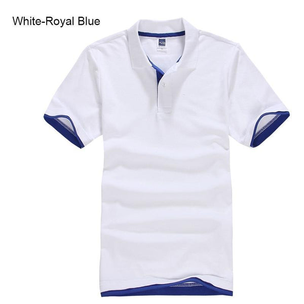 New 2017 Men's Brand Polo Shirt For Men Designer Polos Men Cotton Short Sleeve shirt Brands jerseys golftennis Free Shipping-green Navy blue-XS-JadeMoghul Inc.