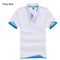 New 2017 Men's Brand Polo Shirt For Men Designer Polos Men Cotton Short Sleeve shirt Brands jerseys golftennis Free Shipping-white Blue-XS-JadeMoghul Inc.