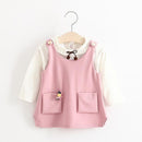 New 2017 Spring Baby Girl Cotton Dresses Sleeveless Beautiful Flower Baby Kids Clothing Free Shipping-see photo 3-9M-JadeMoghul Inc.