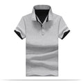 New 2018 Men's clothing New Men Polo Shirt Men Business & Casual Solid male Polo Shirt Short Sleeve breathable Polo Shirt B0255-Style 7-M-JadeMoghul Inc.