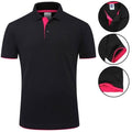 New 2018 MYDBSH Brand Polo Shirt For Men Designer Polo Men Shirt Soft Cotton Short Sleeve Polo Shirt Men Famous Brand Clothing-Black Rose-S-JadeMoghul Inc.