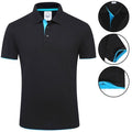 New 2018 MYDBSH Brand Polo Shirt For Men Designer Polo Men Shirt Soft Cotton Short Sleeve Polo Shirt Men Famous Brand Clothing-Black Sky-S-JadeMoghul Inc.