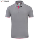 New 2018 MYDBSH Brand Polo Shirt For Men Designer Polo Men Shirt Soft Cotton Short Sleeve Polo Shirt Men Famous Brand Clothing-Sky-S-JadeMoghul Inc.