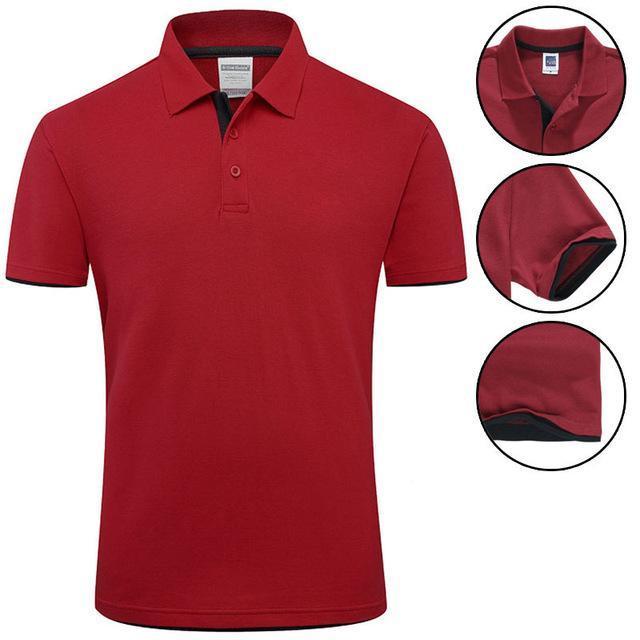New 2018 MYDBSH Brand Polo Shirt For Men Designer Polo Men Shirt Soft Cotton Short Sleeve Polo Shirt Men Famous Brand Clothing-Wine-S-JadeMoghul Inc.