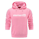 New 2019 Autumn Winter Brand Mens Hoodies Sweatshirts Men High Quality ELEMENT Letter Printing Long Sleeve Fashion Mens Hoodies AExp