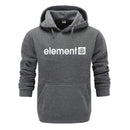 New 2019 Autumn Winter Brand Mens Hoodies Sweatshirts Men High Quality ELEMENT Letter Printing Long Sleeve Fashion Mens Hoodies AExp