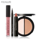 New 4Pcs Easy Lip Makeup Black Eyeliner Pencil Matte Lip Gloss Sexy Matte Lip Sticker Face Bronzer Highlighter Palette-8-China-JadeMoghul Inc.