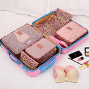 New 6pcs/set Women Men Travel Bag Waterproof High Capacity Luggage Clothes Tidy Portable Organizer Cosmetic Case-1-JadeMoghul Inc.