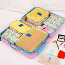 New 6pcs/set Women Men Travel Bag Waterproof High Capacity Luggage Clothes Tidy Portable Organizer Cosmetic Case-2-JadeMoghul Inc.