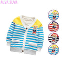New Arrival Baby sweater 2017 Autumn Kids Boys Girls Children knitted Sweaters Shirts Bear Teddy knit baby cardigan TN020-Sky Blue-3M-JadeMoghul Inc.