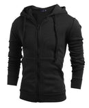 New Arrival Casual Men Winter Hoodie - High Quality Slim Hooded Coat-black-L-JadeMoghul Inc.