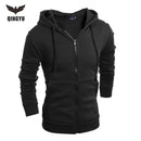 New Arrival Casual Men Winter Hoodie - High Quality Slim Hooded Coat-black-L-JadeMoghul Inc.