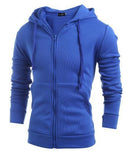 New Arrival Casual Men Winter Hoodie - High Quality Slim Hooded Coat-blue-L-JadeMoghul Inc.