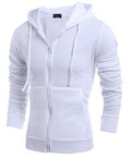 New Arrival Casual Men Winter Hoodie - High Quality Slim Hooded Coat-White-L-JadeMoghul Inc.