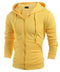 New Arrival Casual Men Winter Hoodie - High Quality Slim Hooded Coat-yellow-L-JadeMoghul Inc.