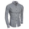 New Arrival Casual Slim Fit Shirt / Fashionable Long Sleeved Shirt-Grey-Asian size M-JadeMoghul Inc.