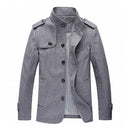 New Arrival Fashion Men's Wool Coat Men Winter Jacket Man Business Casual Brand Clothing Slim Autumn Overcoat JK066-light gray-M-JadeMoghul Inc.