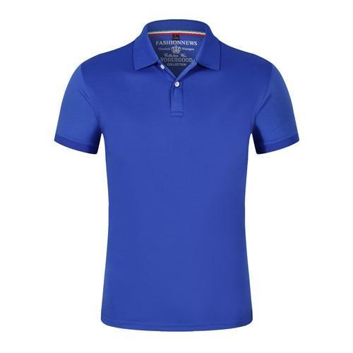 New arrival Men Polo Shirt High Quality men polo shirt men short sleeve jerseys Summer Mens polo Shirts LS-1806-sapphire blue-XS-JadeMoghul Inc.