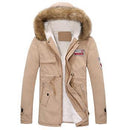 New Arrival Men Thick Warm Winter Down Coat With Fur Collar Army Green-coat jacket man-XXXL-JadeMoghul Inc.
