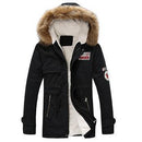 New Arrival Men Thick Warm Winter Down Coat With Fur Collar Army Green-men coat-XXXL-JadeMoghul Inc.