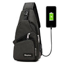 New Arrival Single Shoulder Crossbody Bag / Shoulder Backpack-Black ash-JadeMoghul Inc.