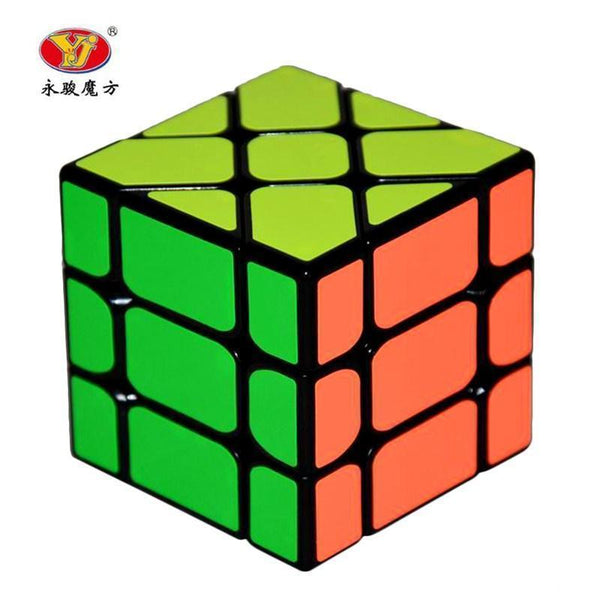 New Arrival YongJun YJ Speed 3X3X3 Fisher Cube Magic Cubes Speed Puzzle Learning Educational Toys For Children Kids cubo magico-White-JadeMoghul Inc.