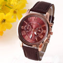 NEW Best Quality Geneva Platinum Watch-Brown-JadeMoghul Inc.
