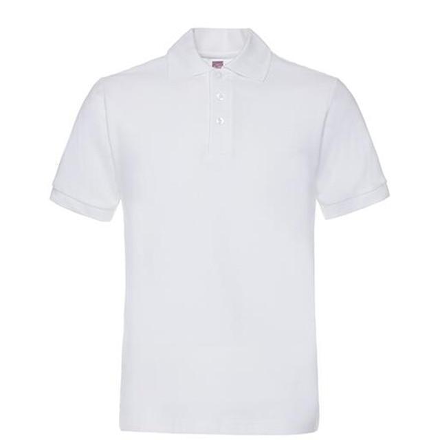 New Brand Men Polo Shirts Mens Cotton Short Sleeve Polos Shirt Casual Solid Color Shirt Camisa Polo Masculina De Marca S-3XL-white-S-JadeMoghul Inc.