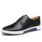New  Casual Shoes For Men / Leather Luxury Flat Shoes