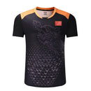 New CHINA Dragon table tennis shirts Men with flag, ping pong shirts , table tennis clothing , table tennis sport Shirts-Man one shirt-4XL-JadeMoghul Inc.
