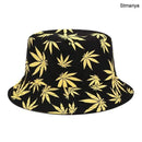 New Cotton Fishing Hat Women Men Hip Hop Cap Couple Maple Leaf Panama Bucket Hat Sun Flat Top Fisherman Hats Caps Boonie Gift AExp